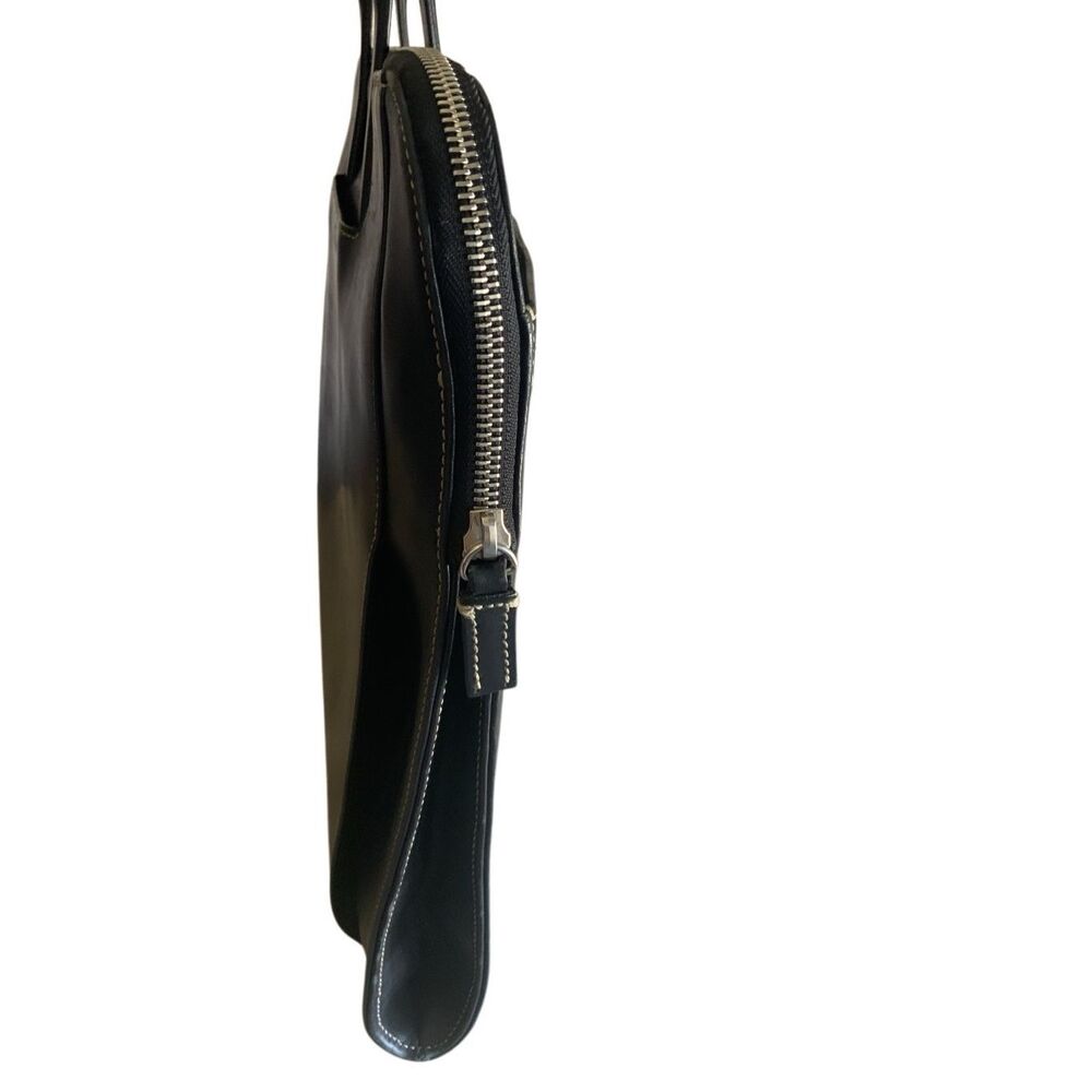 Coach Leather Briefcase Black Slim - Picture 14 of 16